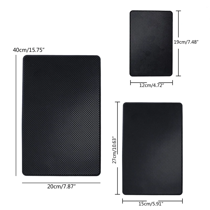 Black Car Dash Grip Mat Mobile Phone Holder Anti Slip Silicone Super Sticky Pad Dashboard Mat Interior Accessories car non slip mat non slip mat car dashboard mat non slip dash mat dash adhesive holder silicone anti slip pad silicone anti skid pad dashboard phone holder dash phone holder