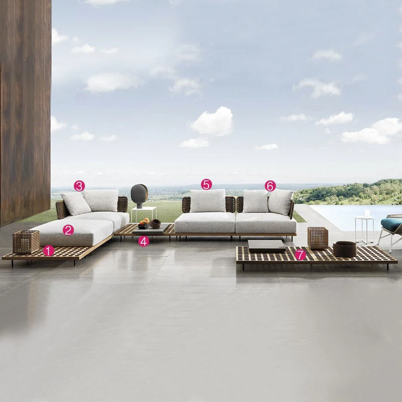 Рисунок 3 - Уличный диван в скандинавском стиле