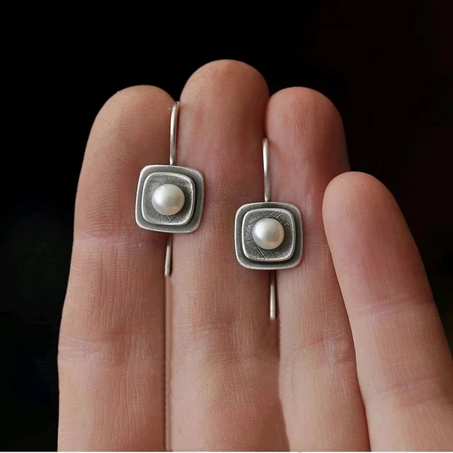 Trendy Women Earrings 4 Colors Delicate Gold Color Inlay Natural Stone Hook Dangle Earrings for Women Wedding Engagement Jewelry 003