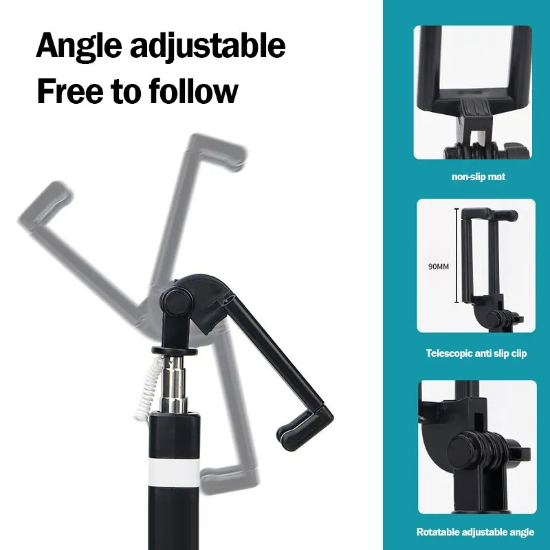 CL02 Mobile Phone Selfie Stick Line Control Telescopic Tube Tourism Selfie Magic 3.5 Interface Universal Stick Line
