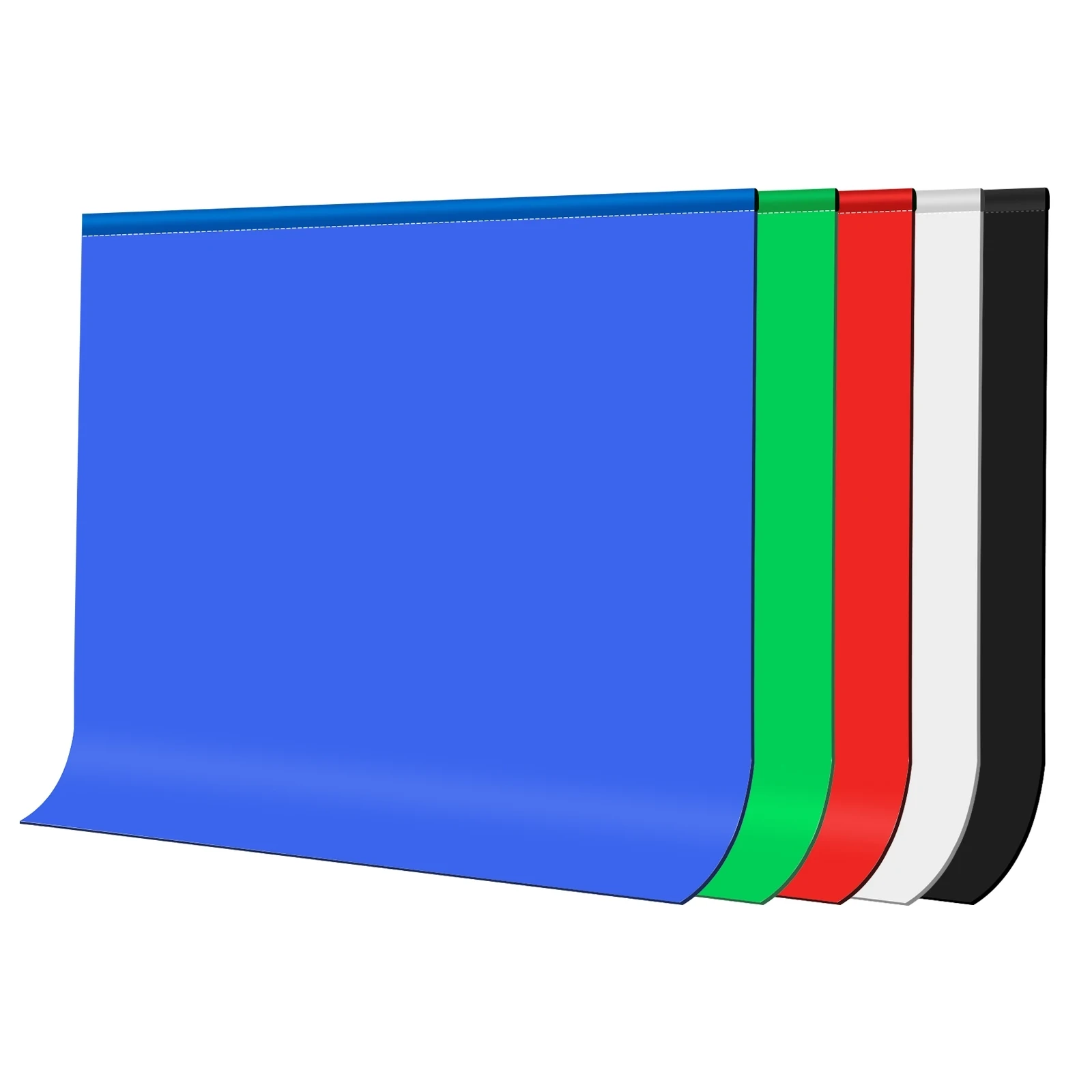 2m x 2m 사진 배경 두께 사진 스튜디오 배경 천 배경 검정/흰색/녹색/빨간색/파란색 순수한 색상