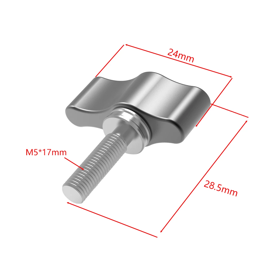 Uxcell M8 X 20mm Adjustable Clamping Lever Handle – Push Button Quick Release, Black, Zinc Alloy & Steel - View #3