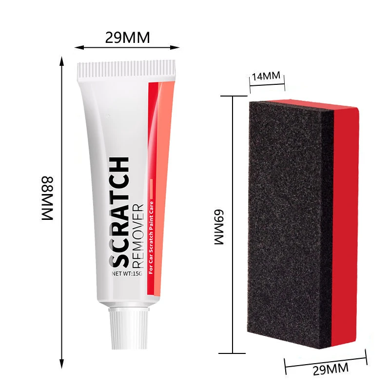 Car Scratch Remover Car Polishing Paste Sponge Body Paint Care Kit Grinding Compound Anti Scratch Wax