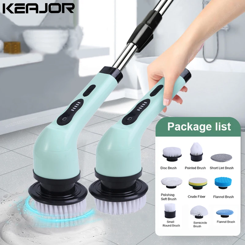 Electric Cleaning Brush Multifunctional Bathroom Toilet Electric