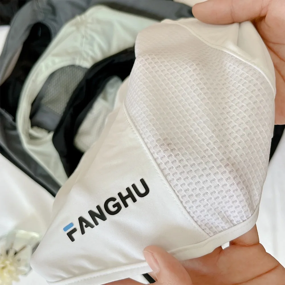 UV Protection Ice Silk Mask Sun Proof Bib Solid Color Face Cover Face Shield Summer Face Scarves Sunscreen Face Scarf Riding