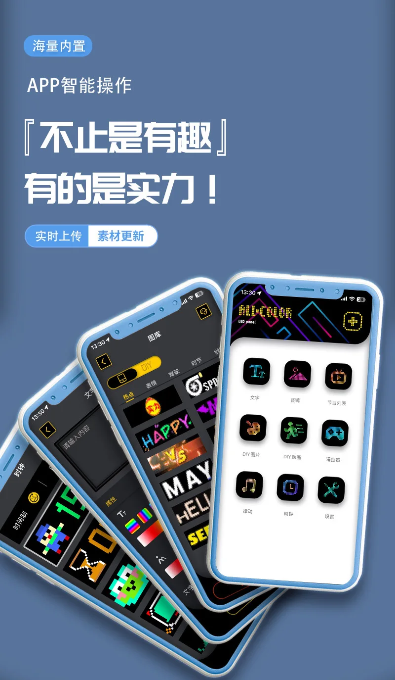 Description Picture 6 of itemUltra Thin And Flexible Usb Car Diy Pixel Screen, Automotive Electronic Led Car Sticker Mobile Billboard