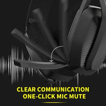 BINNUNE 2.4GHz Wireless Gaming Headset with Mic for PS5 PS4 PC Mac Playstation Bluetooth Gaming Headset with Microphone 6