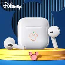 Disney Mini Auriculres con Bluetooth, LY 853 originl, Mickey, con estuche de crg inlámbric, reducción de ruido| |  