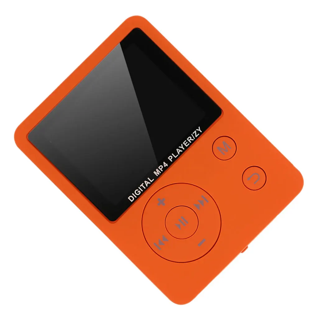 Mini MP3 Player 3.5mm Earphone Port MP4 Player FM Radio Audio Recording Music Playing Device 1.8" TFT Screen