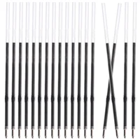 100 Pcs 07mm Black Office Push-button Ballpoint Pen Refill 100pcs Neutral Refills Portable Decor Filling Gel Fine 1