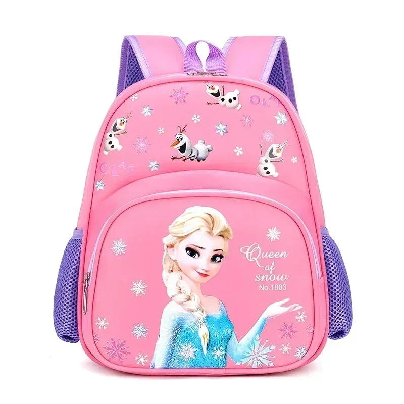 Disney Frozen Elsa New Kindergarten Schoolbag Cartoon Boys and Girls Backpack Cute Baby Schoolbag for Primary School Students 4
