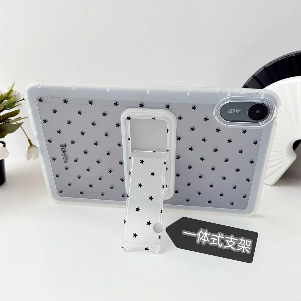 Transparent Shockproof Printed Stand Tablet Protective Case