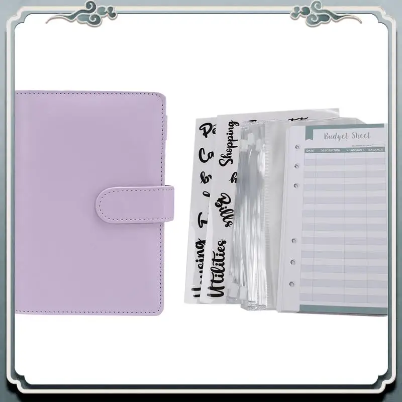 예산 관리용 ABIJ-2X 현금 봉투, A6 예산 바인더, 바인더 포켓, 비용 예산 시트, 돈 폴더 지갑 정리함