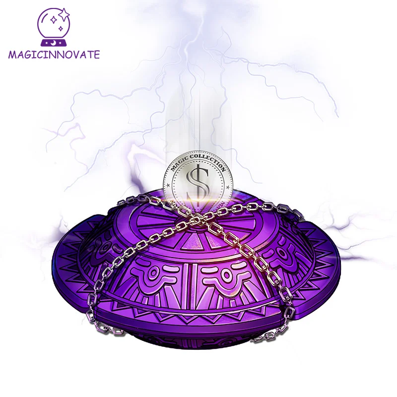 

Simple Packaging Educational Toys Guaranteed Quality Unique Magic Coin In Nest Of UfO Classic Stage Prop