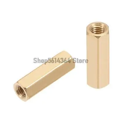 

20pcs Brass Straight PCB Pillar Female Thread Hex Standoff Spacer M3x5x14mm