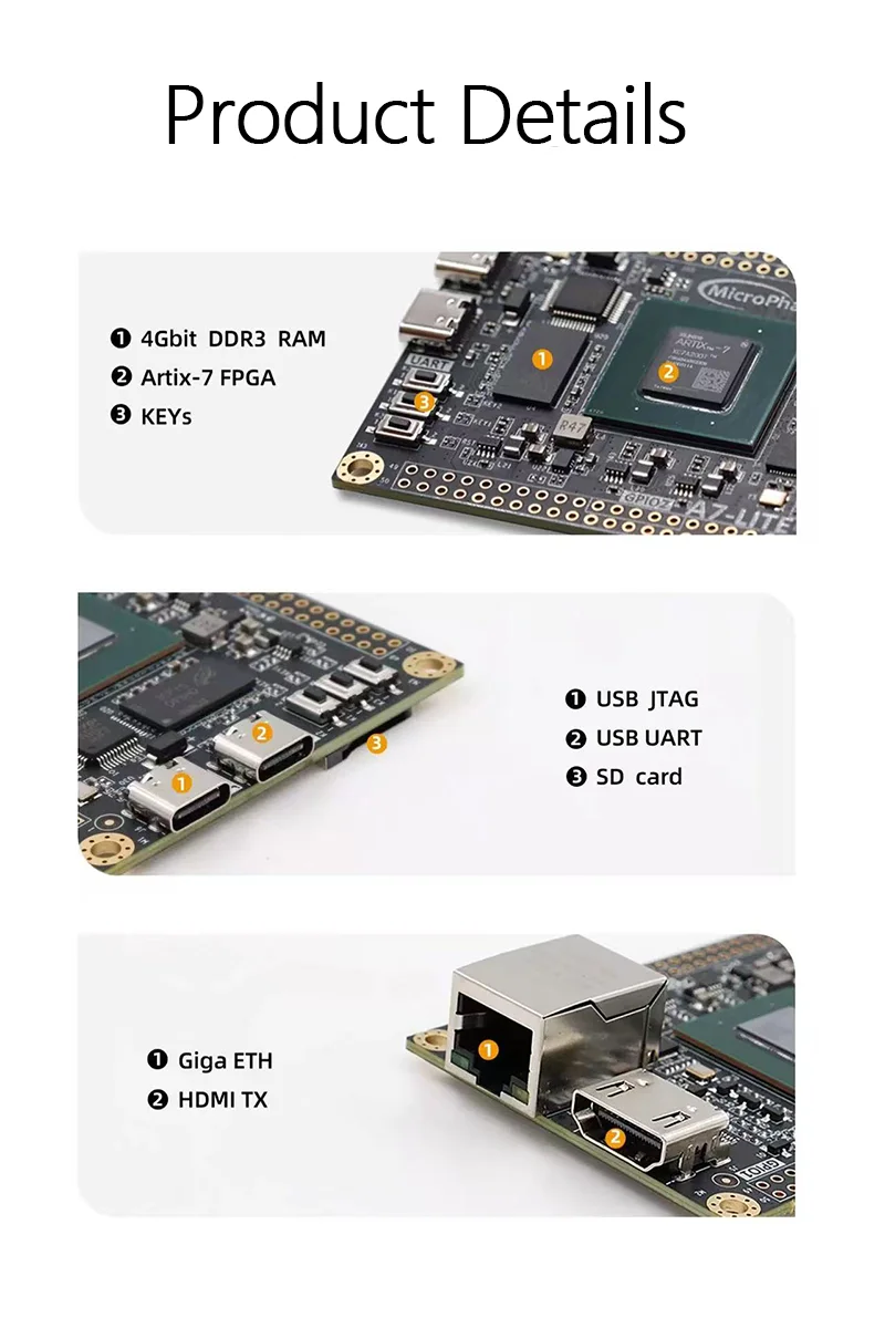 OpenSourceSDRLab XILINX Artix7 core board XC7A100T XC7A200T A7 Lite FPGA develop