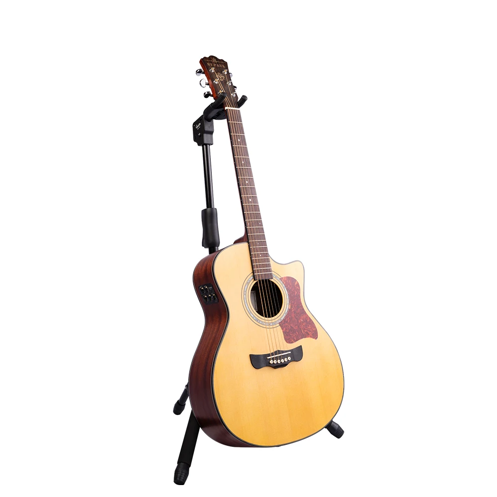 Support guitare tripode Pour Guitares Folk Acoustique Electrique Bass.