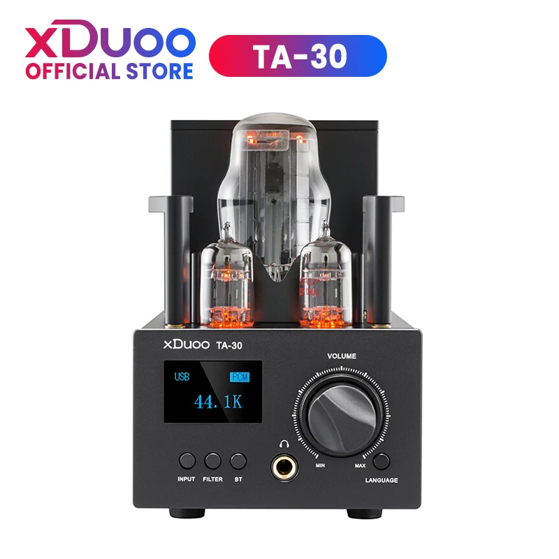 

XDUOO TA-30 ES9038Q2M HD Bluetooth High Performance DSD512 DAC TA30 Tube Headphone Amplifier