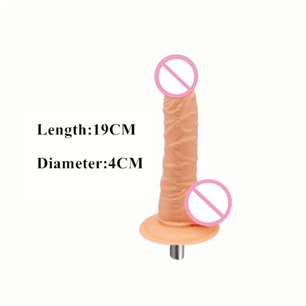 Electric Dildo Machine Attachments Male Penis 3XLR Metal Nozzles Dildo Vibrator Adapters Massage Gun Anal Plug-sex toy