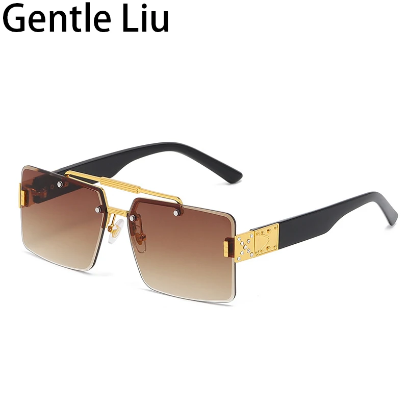 Gafas De Sol Clásicas Para Hombre millionaire square LV Marca Diseñador  vintage Gao Jiahui unisex