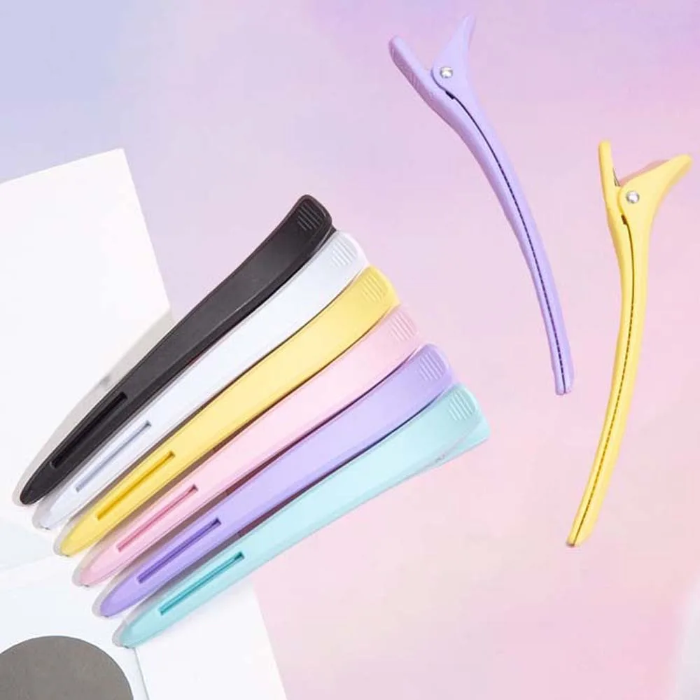 Description Picture 4 of item1Pcs Alligator Hair Clips Hairdressing Clamps Claws Section Clips Barber Crocodile Hairpin Salon Styling Tools Hair Accessories