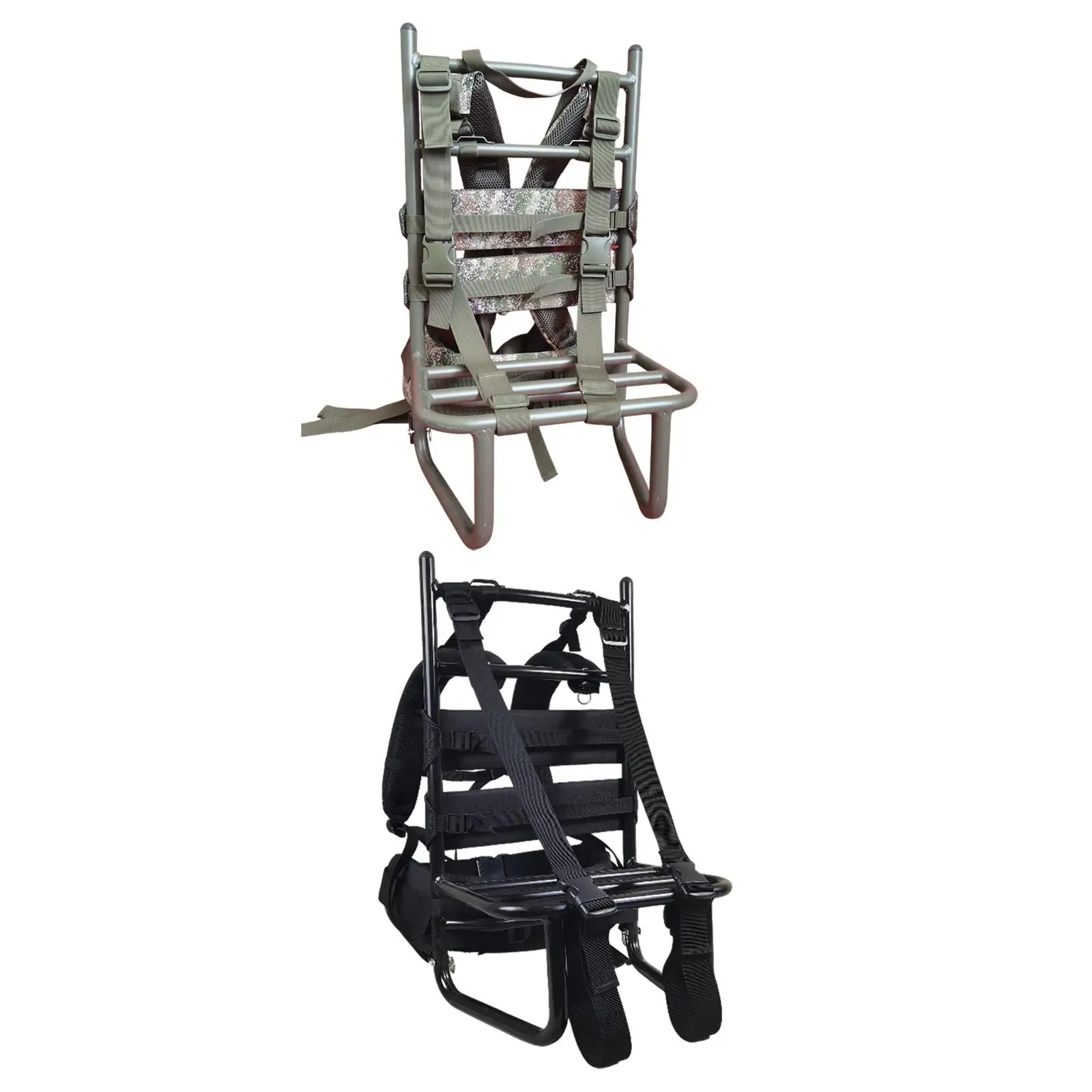 Heavy Duty Backpack Frame with Adjustable Shoulder Straps Holder Rucksack for Trekking Climbing Outdoor Mountaineering Hiking Heavy Duty Backpack Frame with Adjustable Shoulder Straps Holder Rucksack for Trekking Climbing Outdoor Mountaineering Hiking