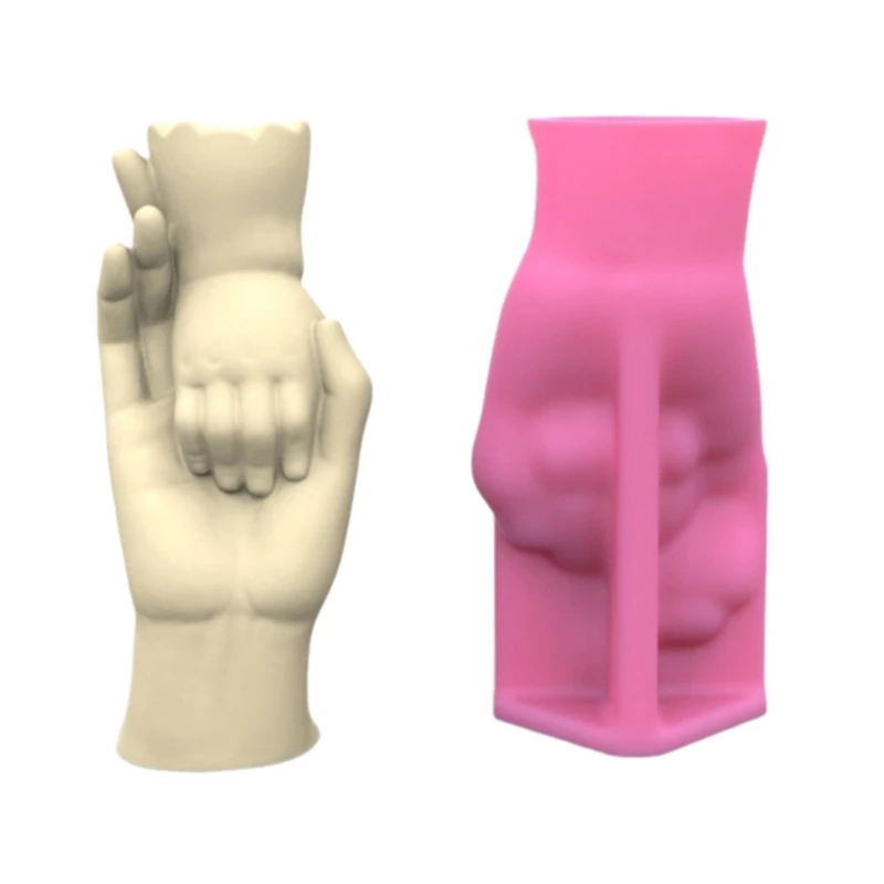 

Силиконовые формы для ваз, форма для цветочных бутылок, форма рук, уникальные формы для цветочных горшков, силиконовая текстура,