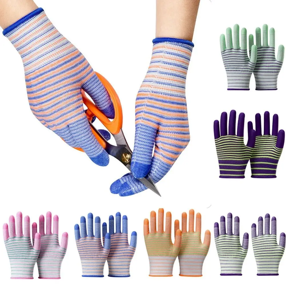 1 Pair Nylon Work Gloves Wearable Anti-Static Breathable Gardening gardening gloves