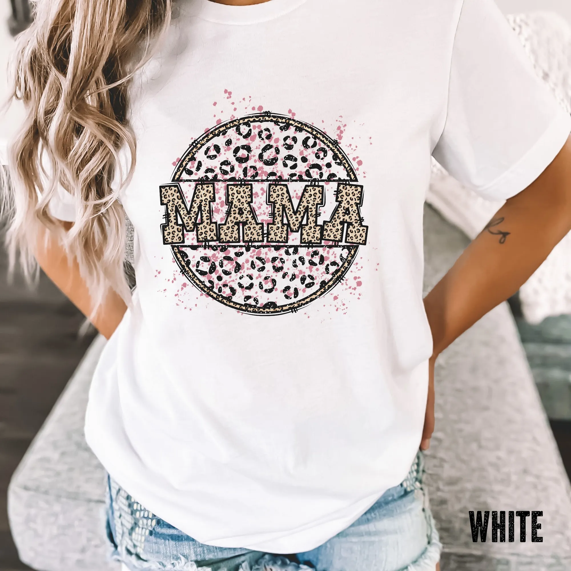 Mama Leopard T Shirt Mom Print Life Festa Della Mamma S For Mother