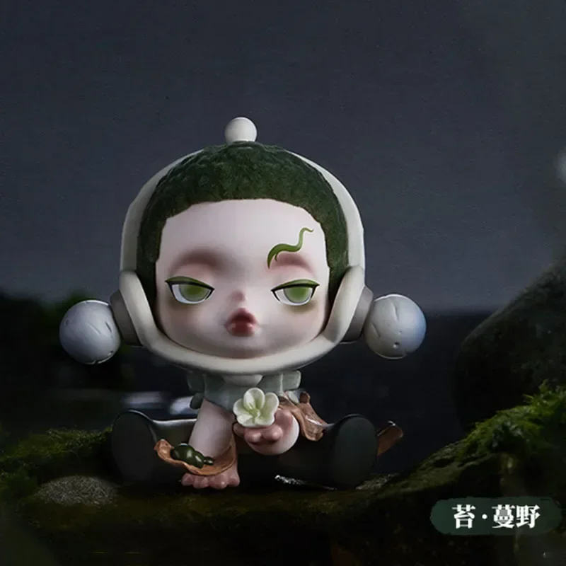 POP MART SKULLPANDA The Ink Plum Blossom Series Mystery Box Anime Original Figure Collection Model Desktop Ornaments Doll Toys