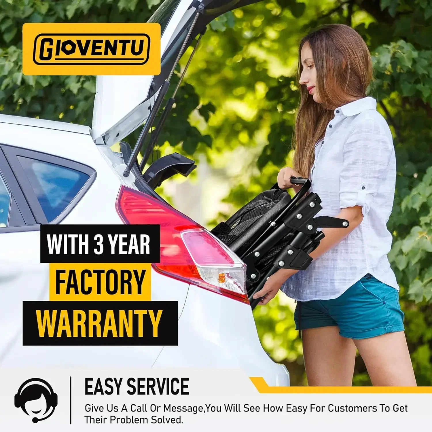 Folding Shopping Cart for Groceries(80lbs), Multifunctional Collapsible Cart with Removable Tote Bag and Swivel Wheels