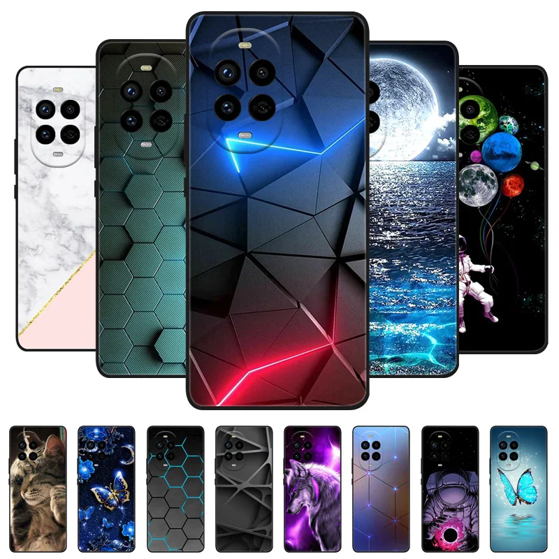 Wolf Lion Painted Shockproof Soft TPU Phone Case Cover