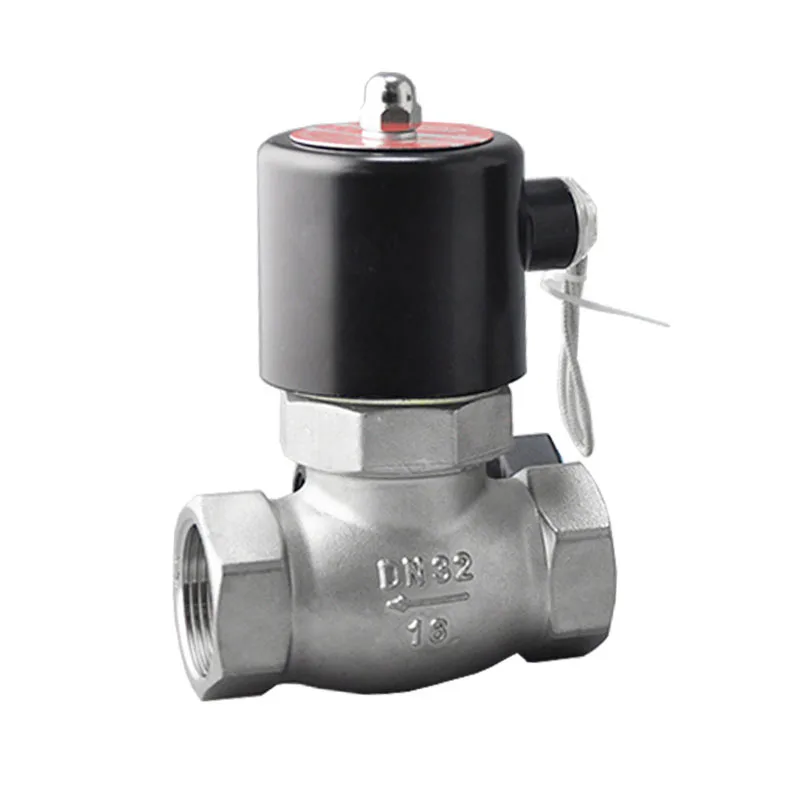 Elettrovalvola A Vapore Normalmente Chiusa Da 1-1/4 "24V 12V 220V 110V Elettrovalvole In Acciaio Inossidabile