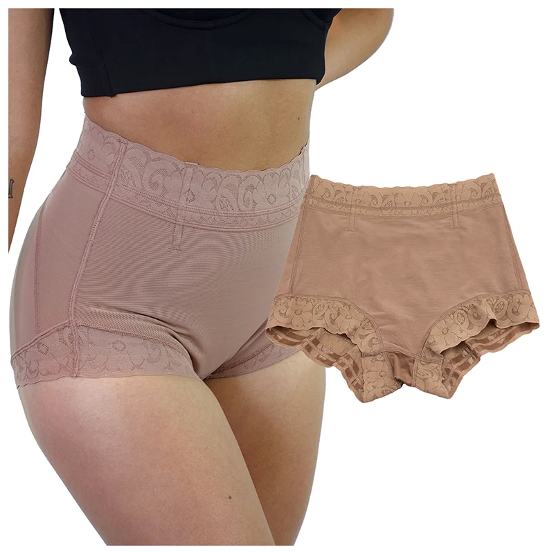 Alt: "Women's Seamless Butt Padded Shapewear Panties from Acuvick"
