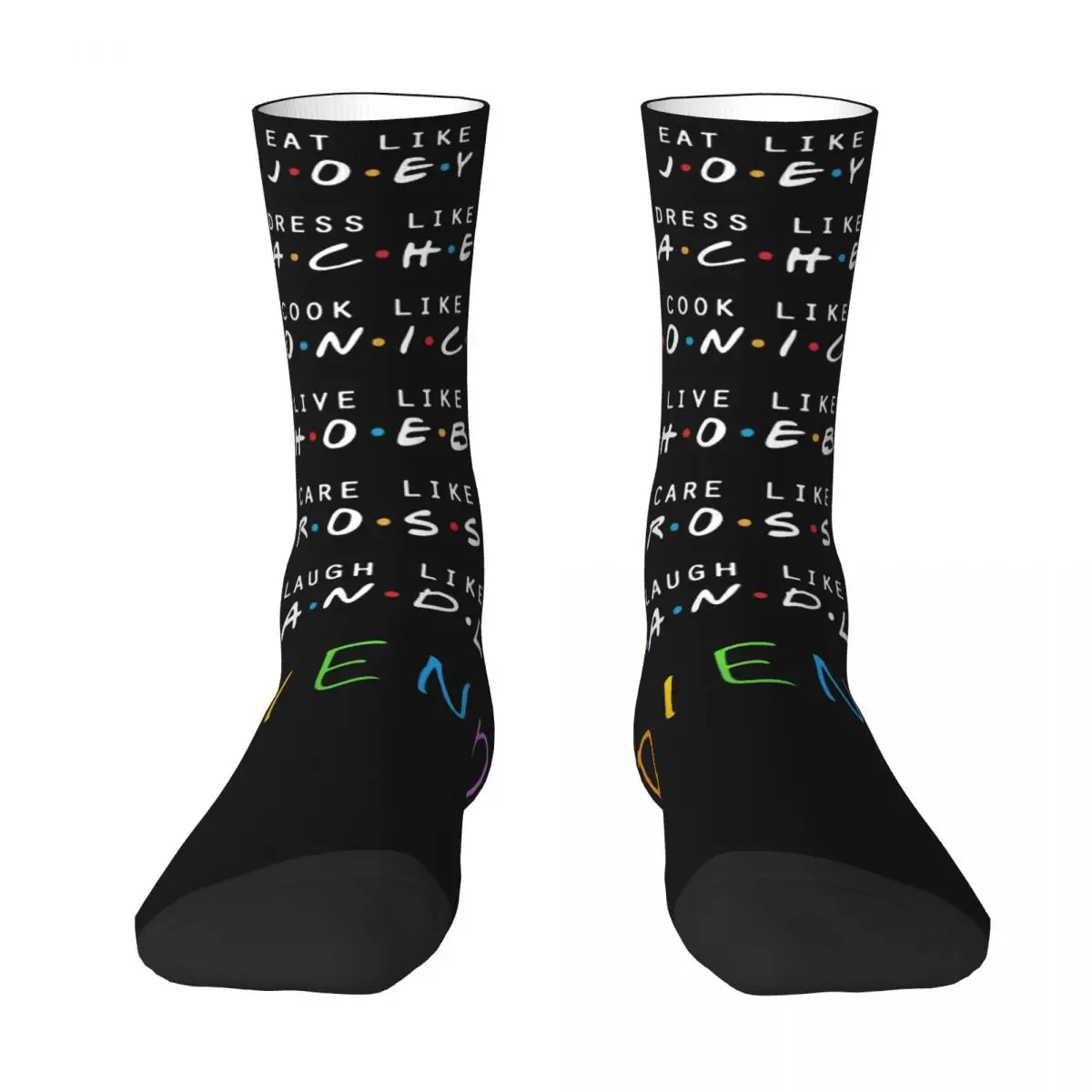 3D printing cosy Unisex Socks,Outdoor JOEY DOESN'T SHARE FOOD TV Show Interesting Four Seasons Socks