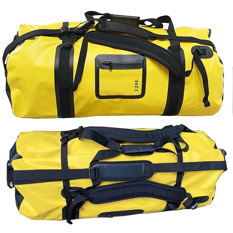120L Waterproof Kayak Duffel Bag Dry Saddle Luggage Storage Beach