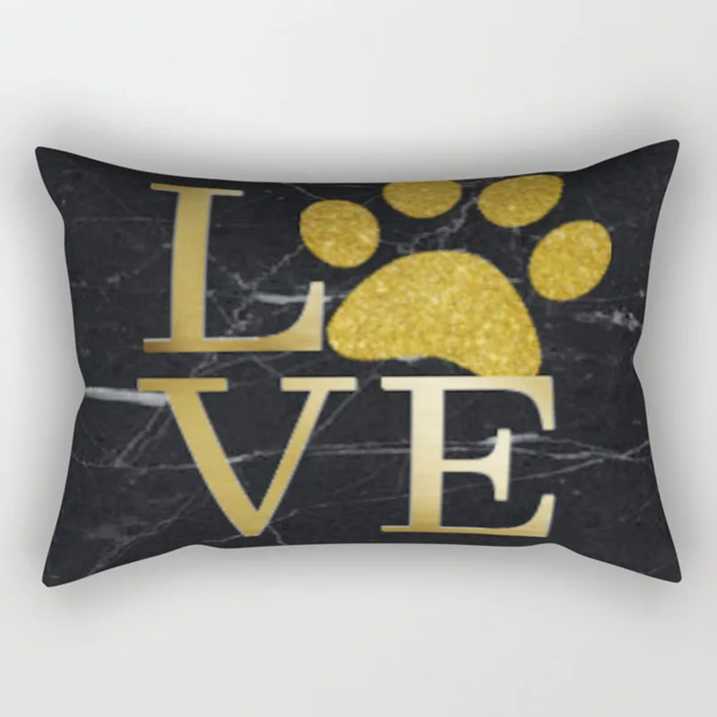 Love Letter Make It Happen You Are My Sunshine   Pillow Covers High Quality Short Plush Velvet Rectangle Pillow Cases Room Decor 3