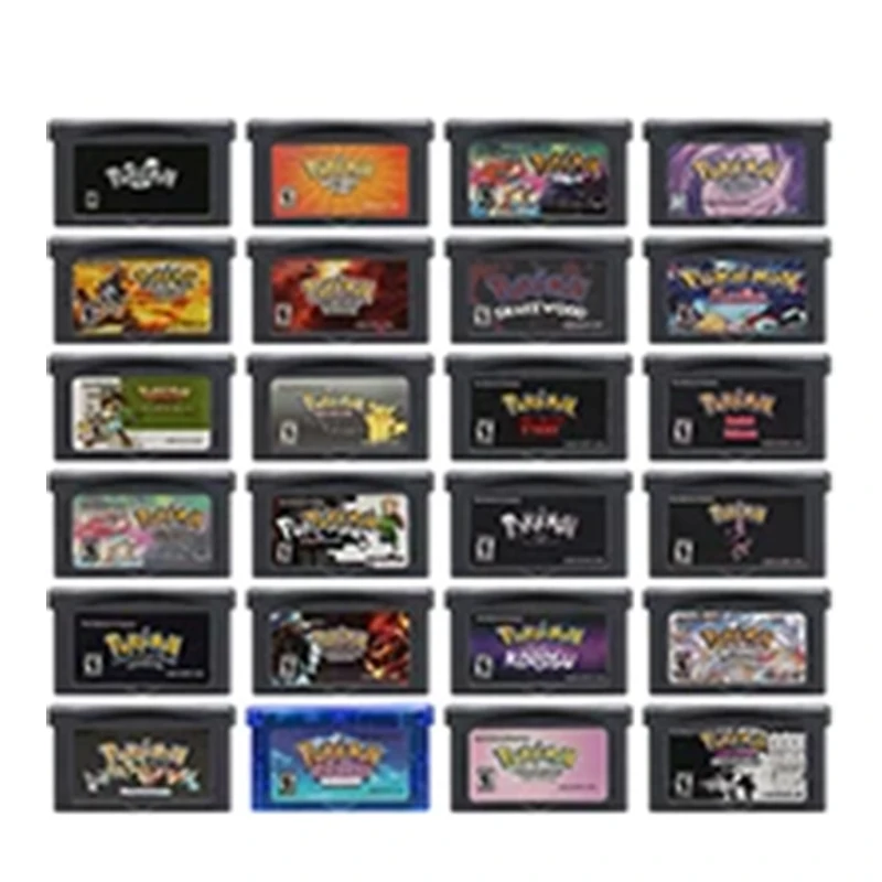 

32 Bit Video Game Console Card GBA Game Cartridge Pokemon Series Ultraviolet Light Platinum Snakewood Outlaw Vega