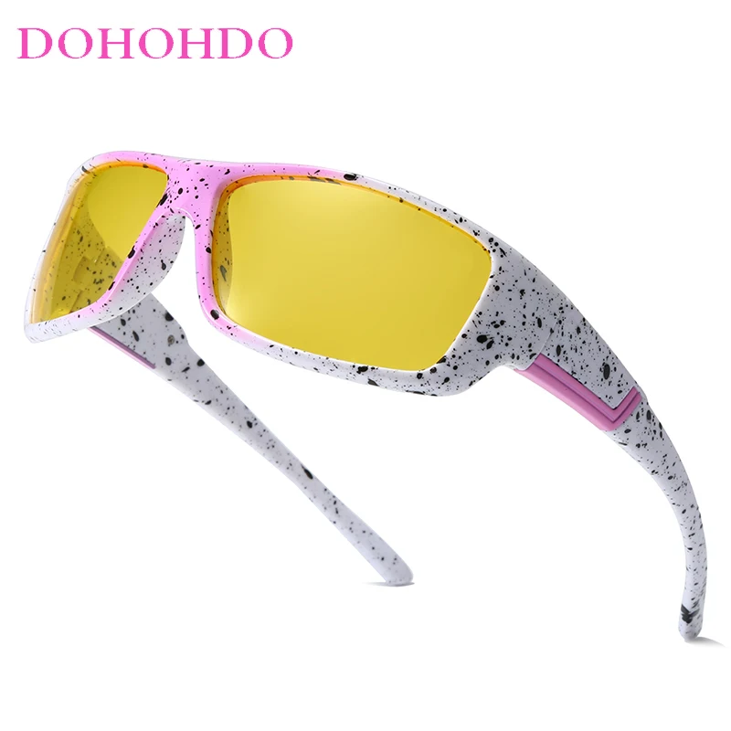 

2024 Men Women Night Vision Glasses Polarized Sunglasses Yellow Lens Anti-Glare Goggle Night Driving Sun Glasses UV400 Eyewear
