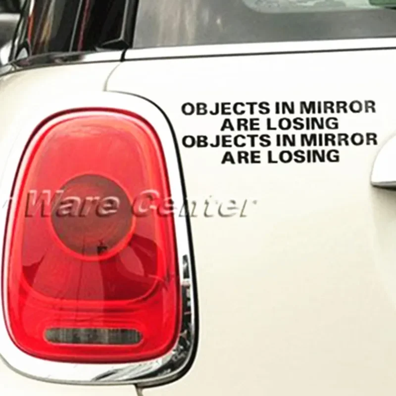 Car Reflective Stickers Car Door Stickers Car Sticker Film Car Sticker Car Stickers Car Styling Accessories Car Body Stickers Car Styling Word OBJECTS IN MIRROR ARE LOSING SET Car Sticker Door Window Laptop Decal Cars Motorcycle Decorate Accessory