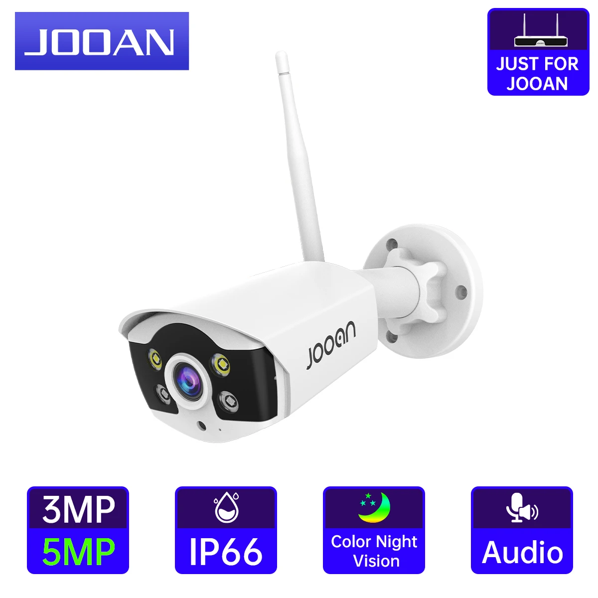 Wireless Security Zoohi Camera App Zoohi 1080P Caméra IP HD