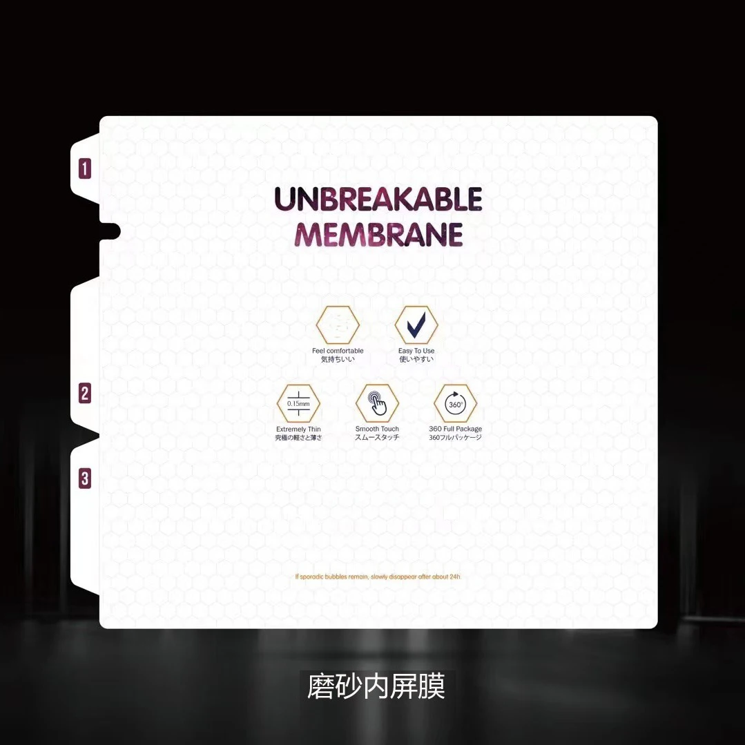 Ultra-Thin Unbreakable Screen Protector with Full Coverage Hydrogel Film