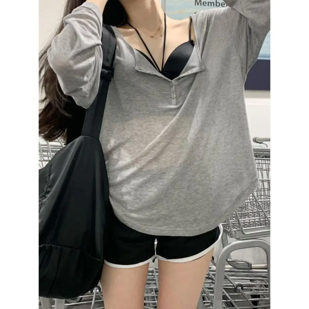 Polyester Long Sleeve Tank Top for Women