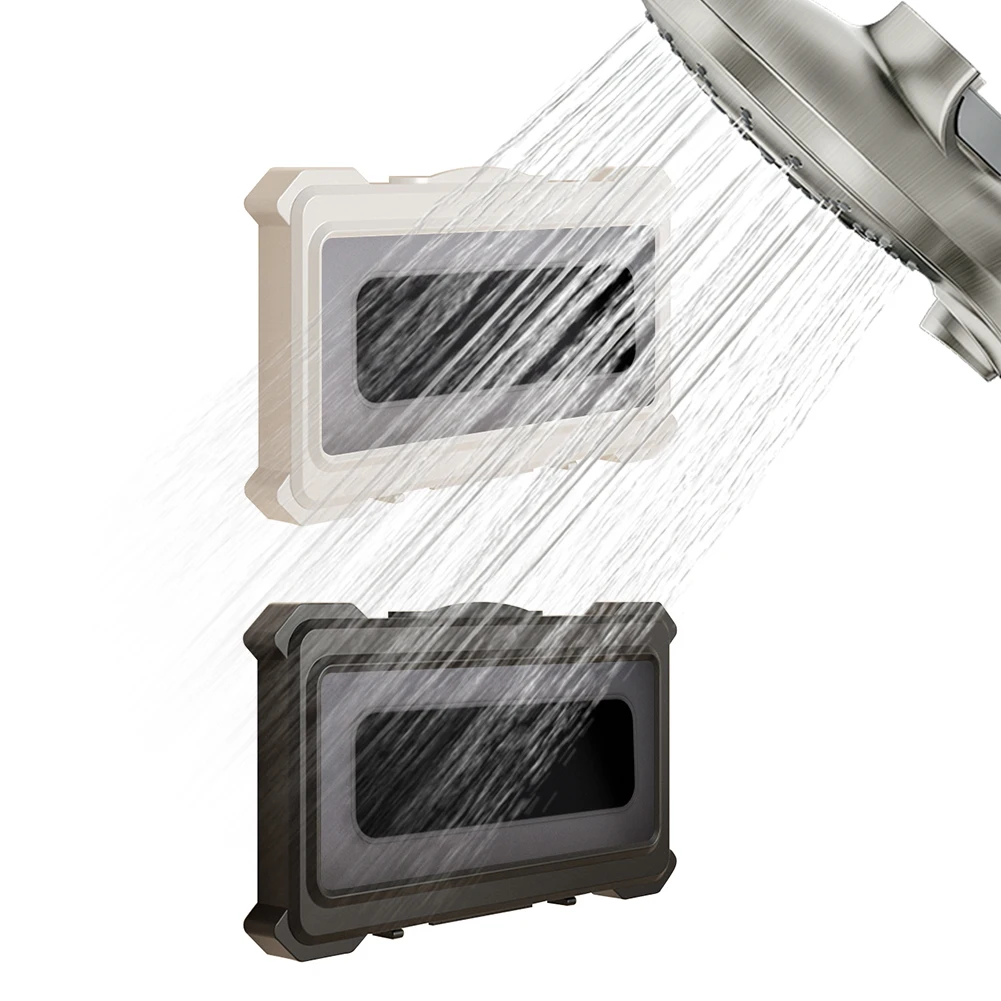 Wall Mount Shower Phone Holder with 360° Rotation Mobile Phone Shelves Phone Holder for Bathroom Mirror Bathtub Up To 7 Inch