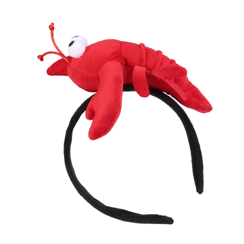 

Lobster Head Bopper Crab Headband Crab Costume Hair Hoops Plush Animal Hair Band Headwear Hair Accessories Christmas