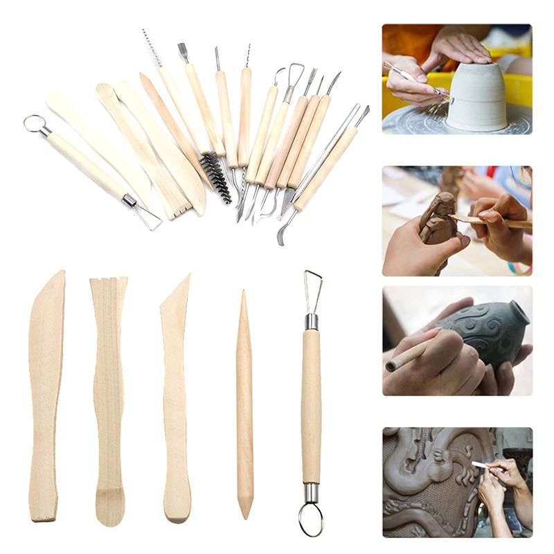 1Set Clay Sculpting Tool Kit Multi tool DIY Craft Sculpting Pottery