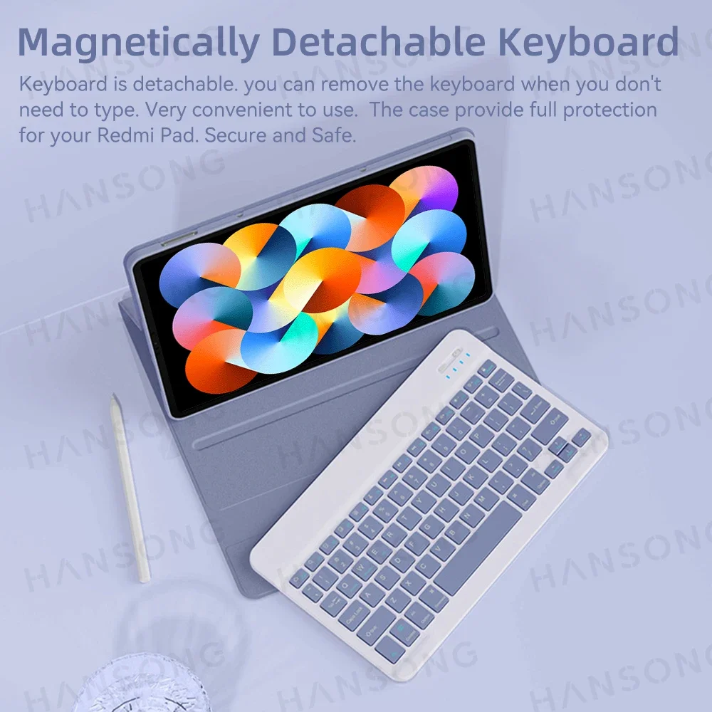 Enhanced Keyboard Case for Xiaomi Tablets - Sleek and Durable Cover for 10.61-11 Inch Tablets