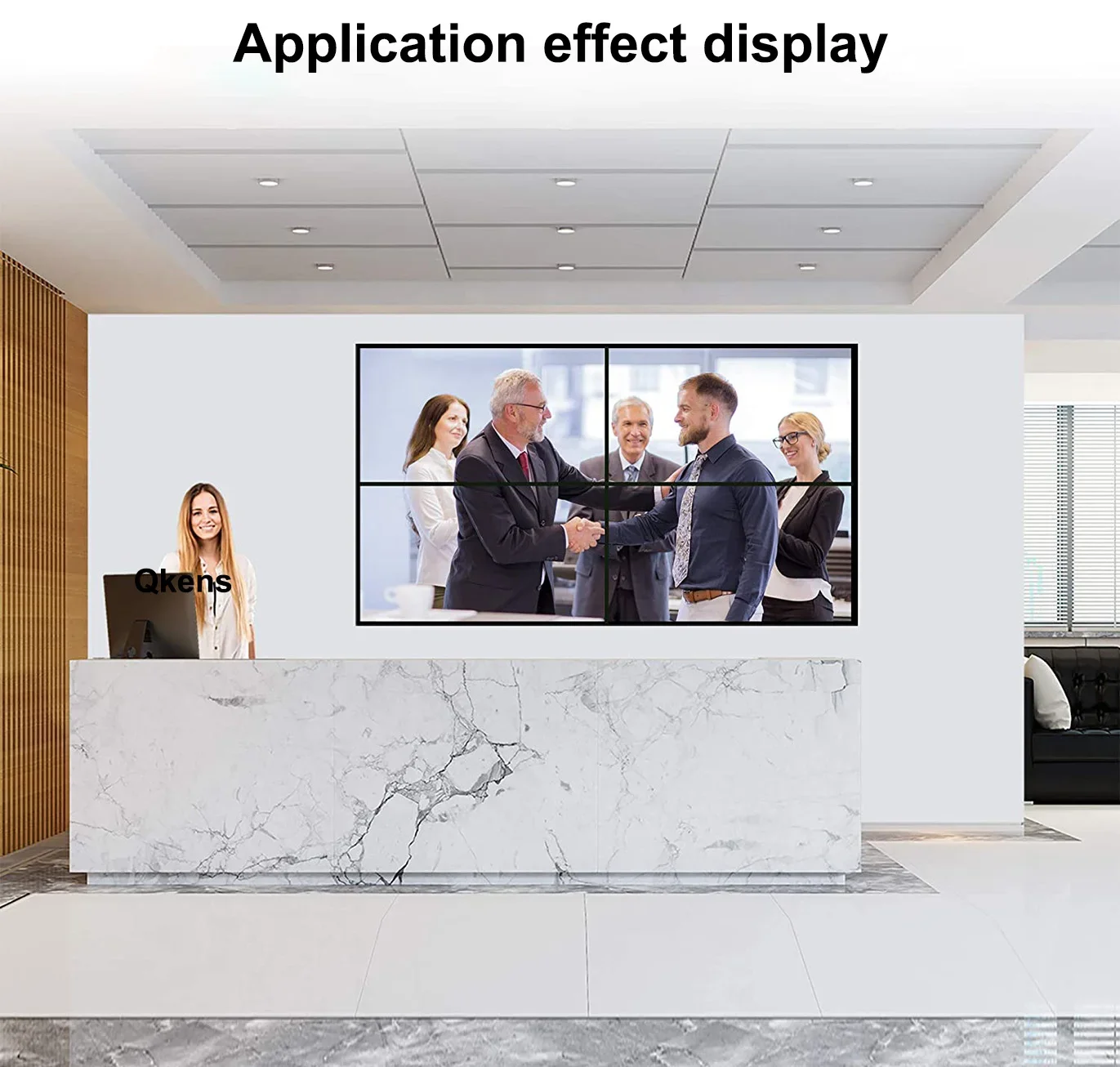 2X2 Video Wall Controller 1080P 4K DVI HDMI Video Wall Processor 1x2 1x4 1x3 2x1