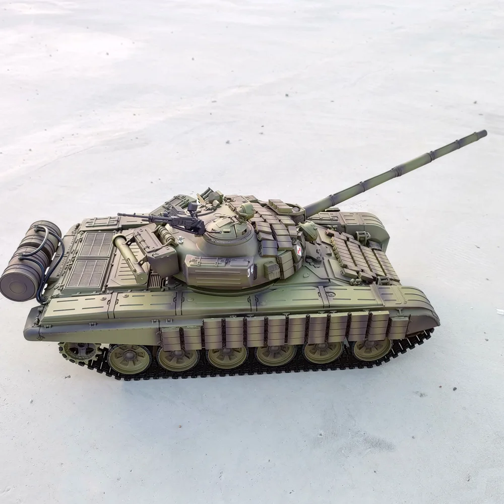 Henglong 3939 All Metal Russian T-72ERA RC Tank Model Explosive Anti-armor Remote Control Simulation RC Car Toys Gifts 2