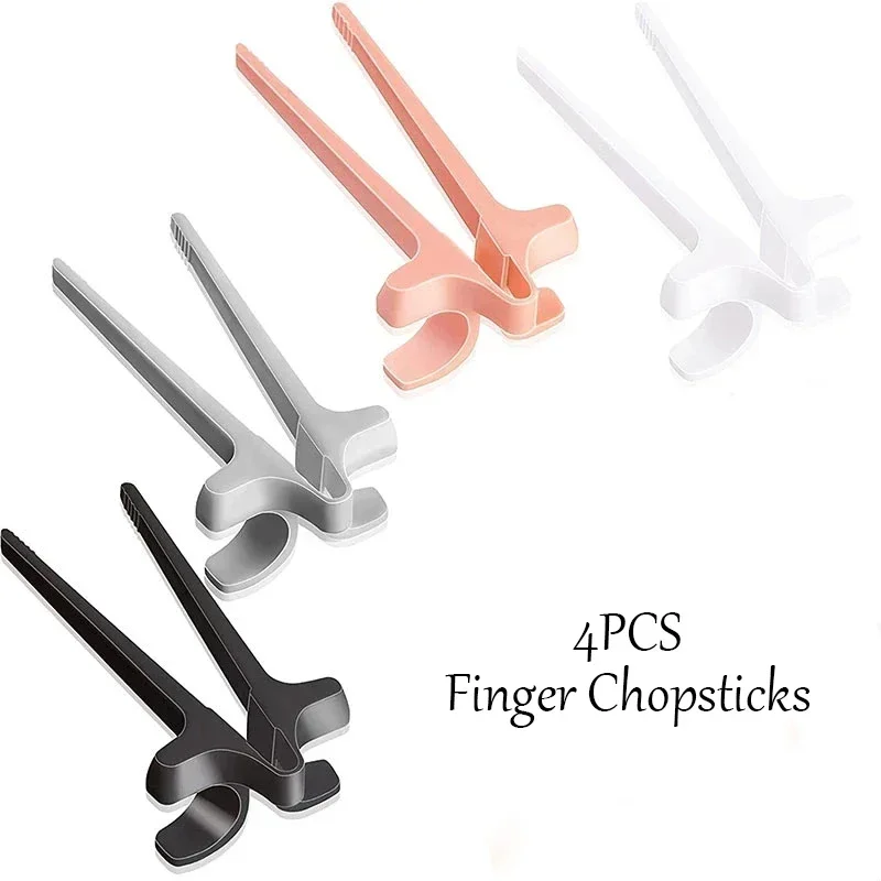 Non-dirty Hand Chopsticks Playing Games Tableware Food Grippers Spoon and Chopsticks Rest Lazy People Hold Snacks Kitchen Dining